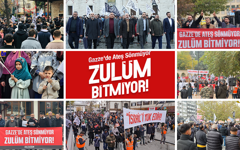 Gazze’de Ateş Sönmüyor Zulüm Bitmiyor